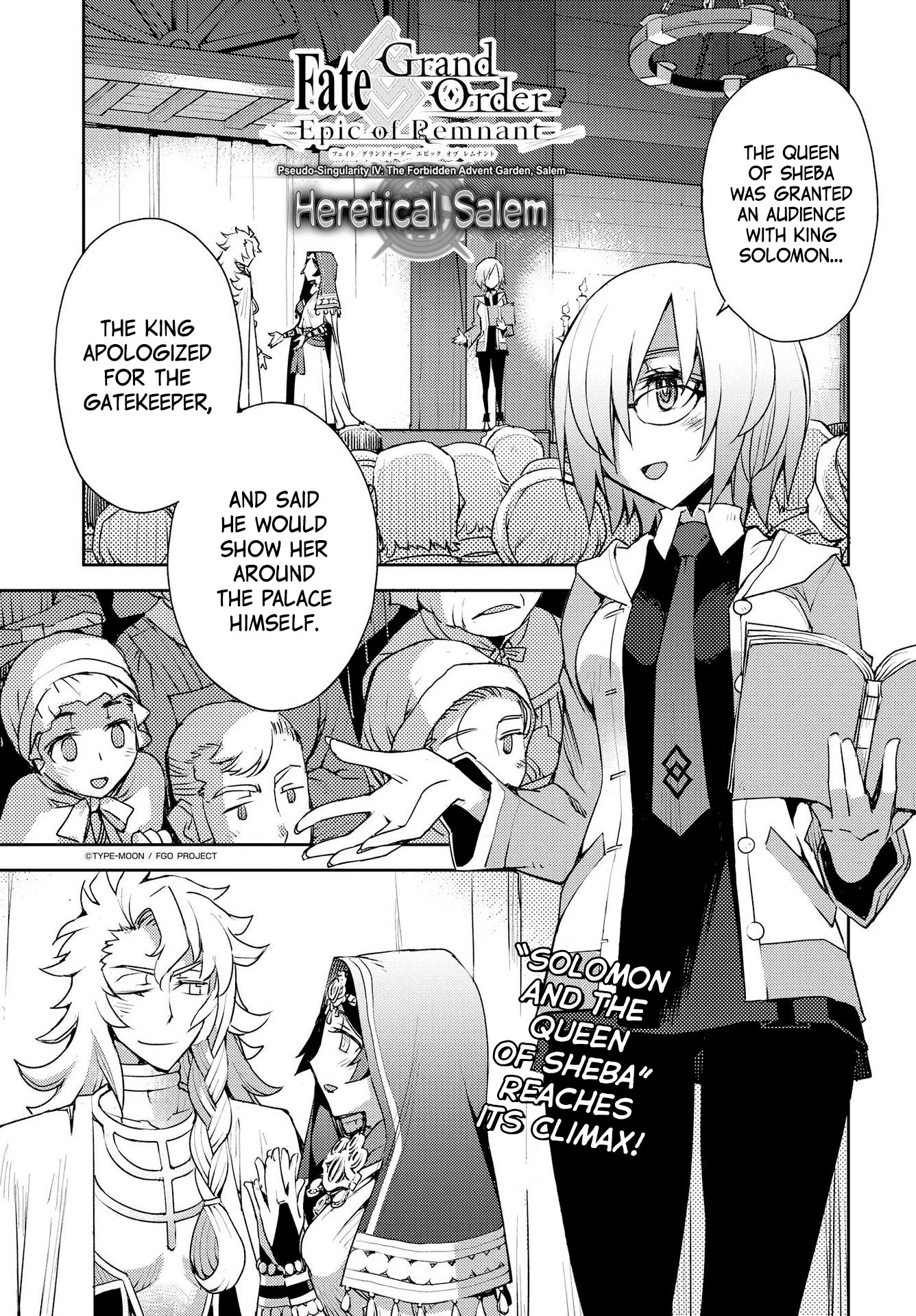 Fate/Grand Order: Epic of Remnant - Subspecies Singularity IV: Taboo Advent Salem: Salem of Heresy chapter 7 page 1
