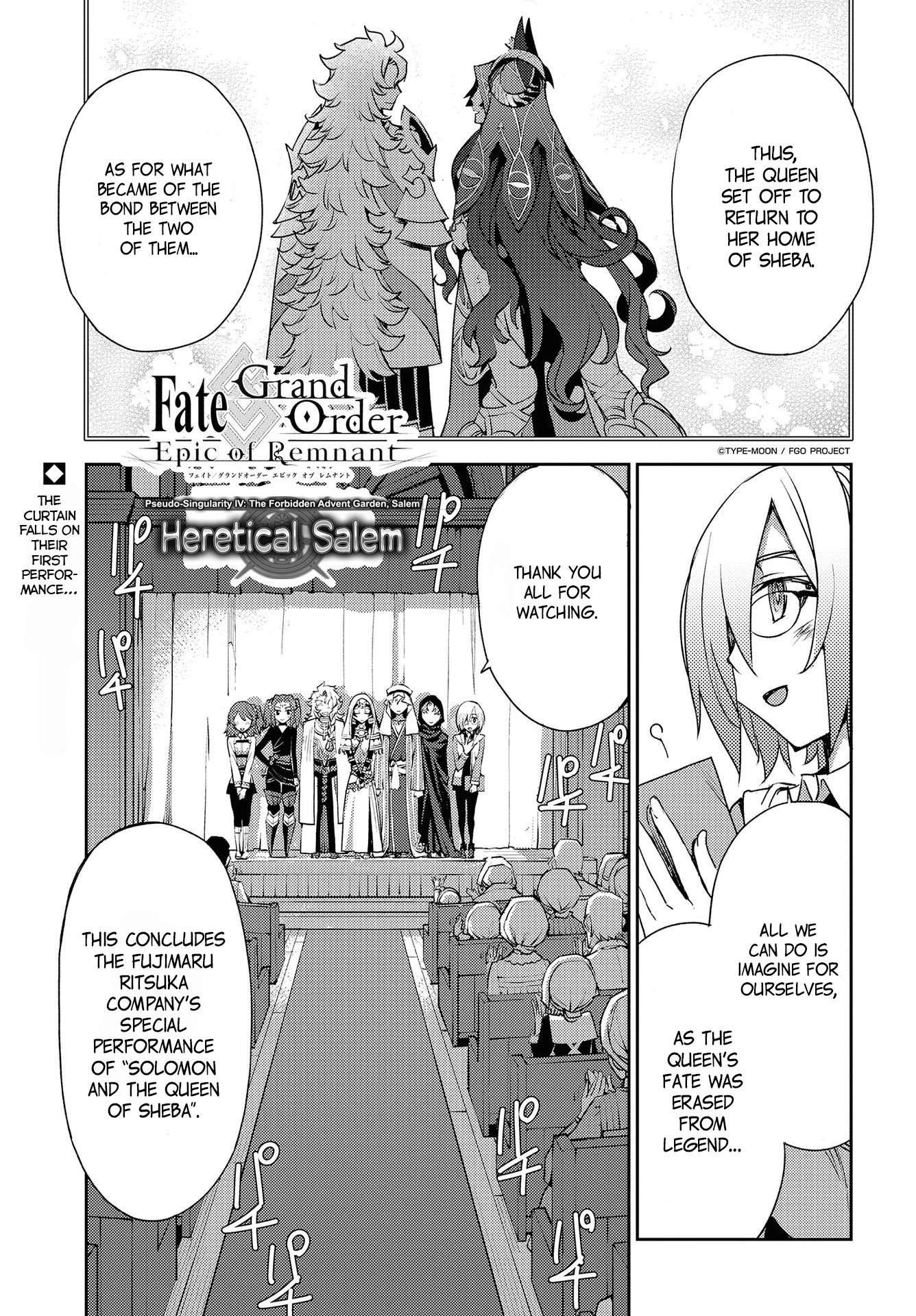 Fate/Grand Order: Epic of Remnant - Subspecies Singularity IV: Taboo Advent Salem: Salem of Heresy chapter 8 page 1