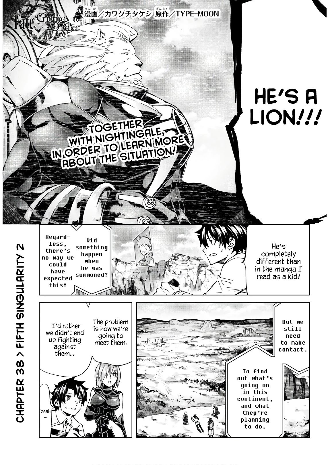 Fate/Grand Order -turas réalta- chapter 38 page 1