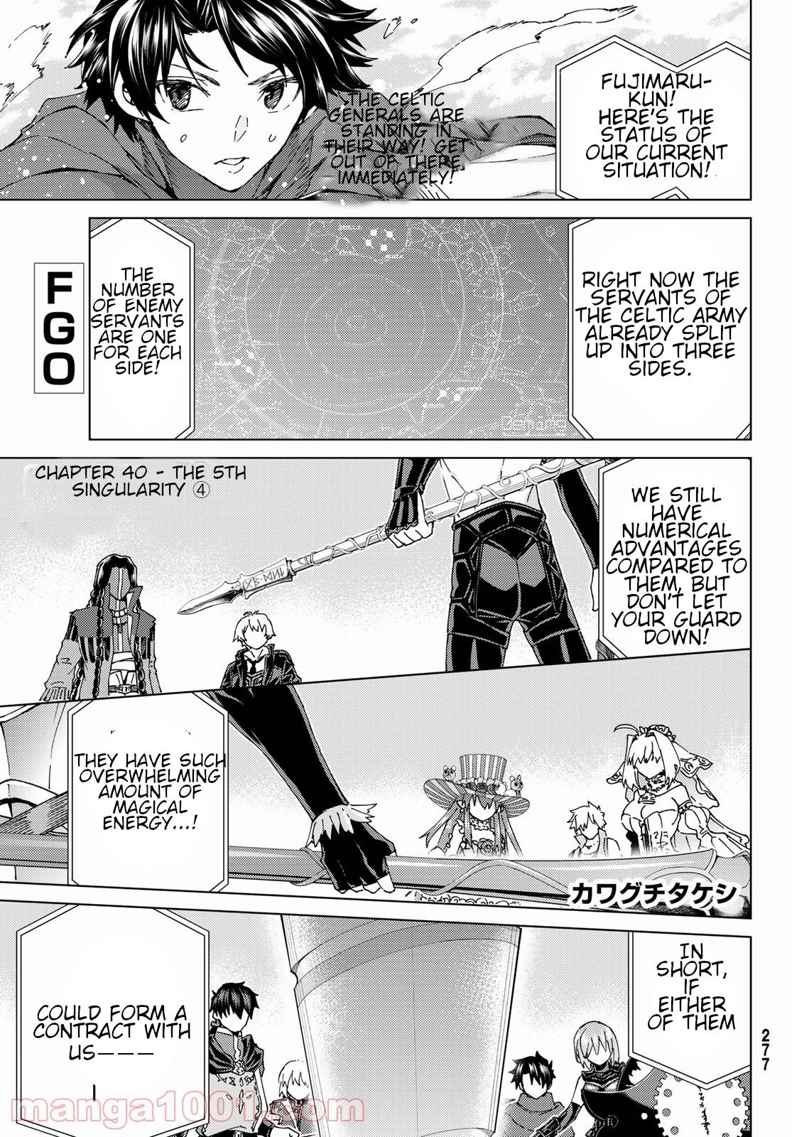 Fate/Grand Order -turas réalta- chapter 40 page 1