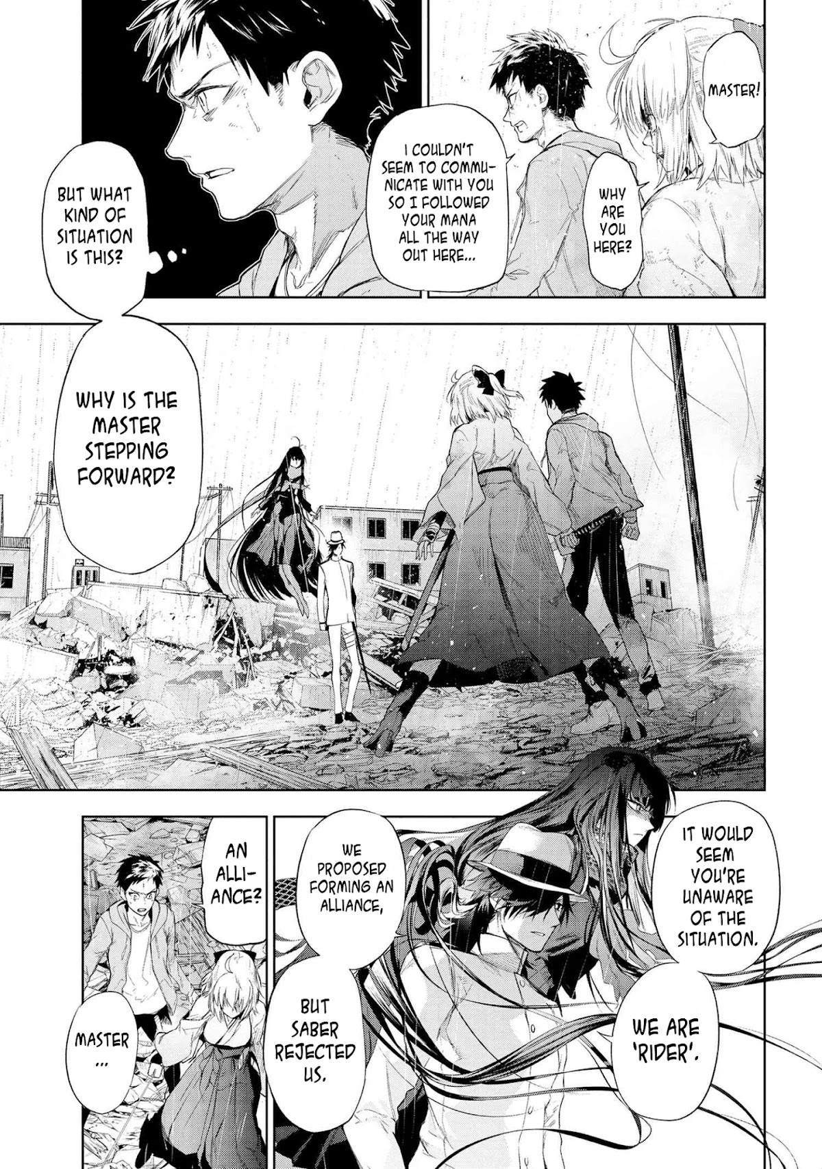 Fate/Type Redline chapter 12.1 page 1