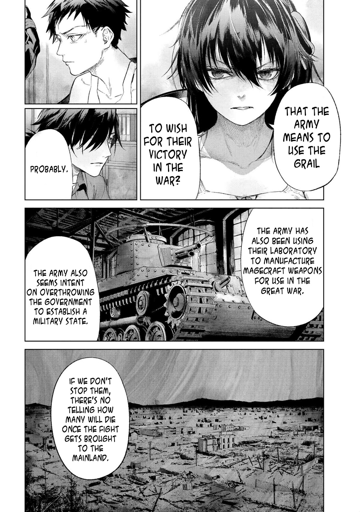 Fate/Type Redline chapter 14.1 page 16