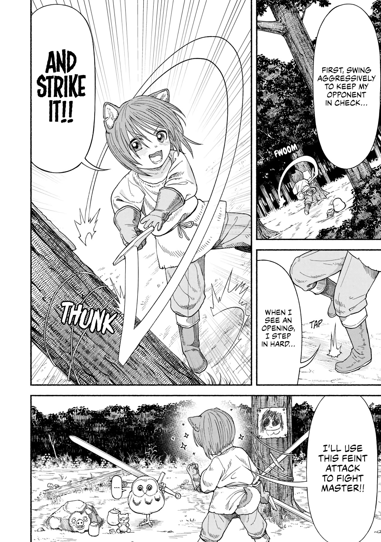 Female Knight and the Kemonomimi Child chapter 12 page 1