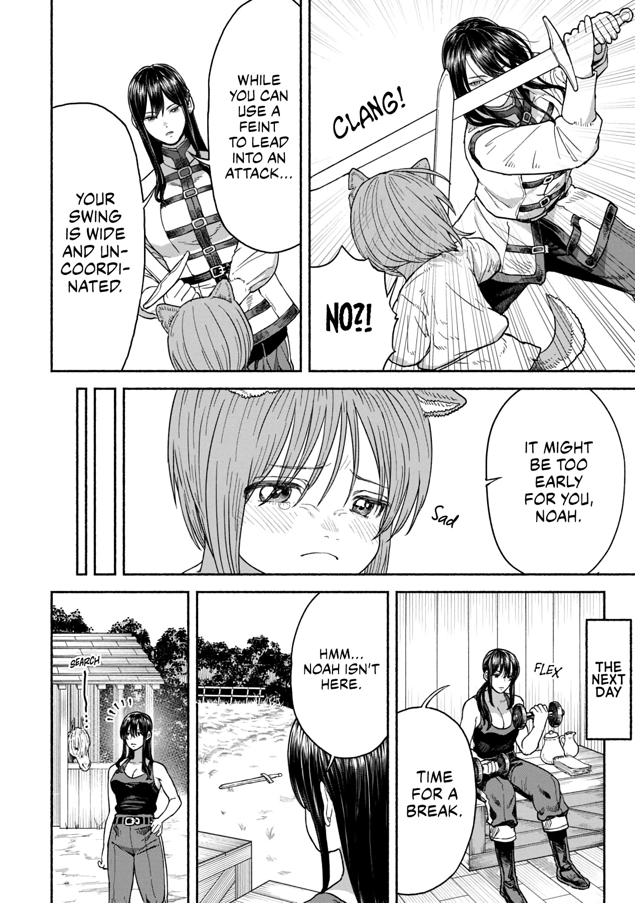 Female Knight and the Kemonomimi Child chapter 12 page 3