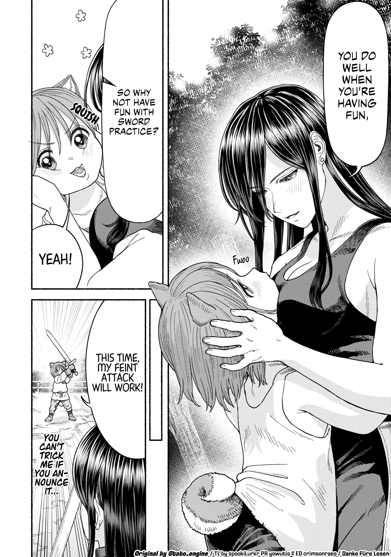 Female Knight and the Kemonomimi Child chapter 12 page 9