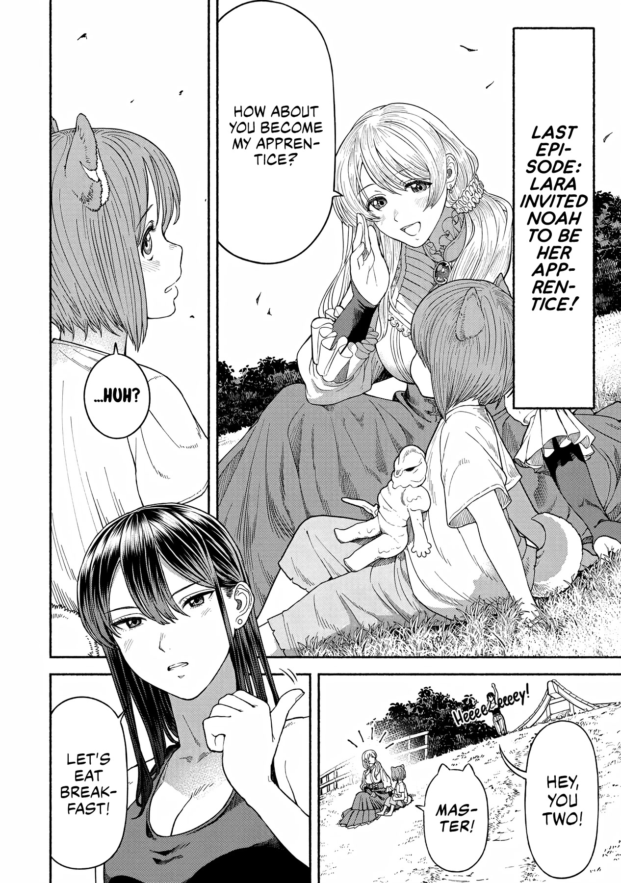 Female Knight and the Kemonomimi Child chapter 14 page 1