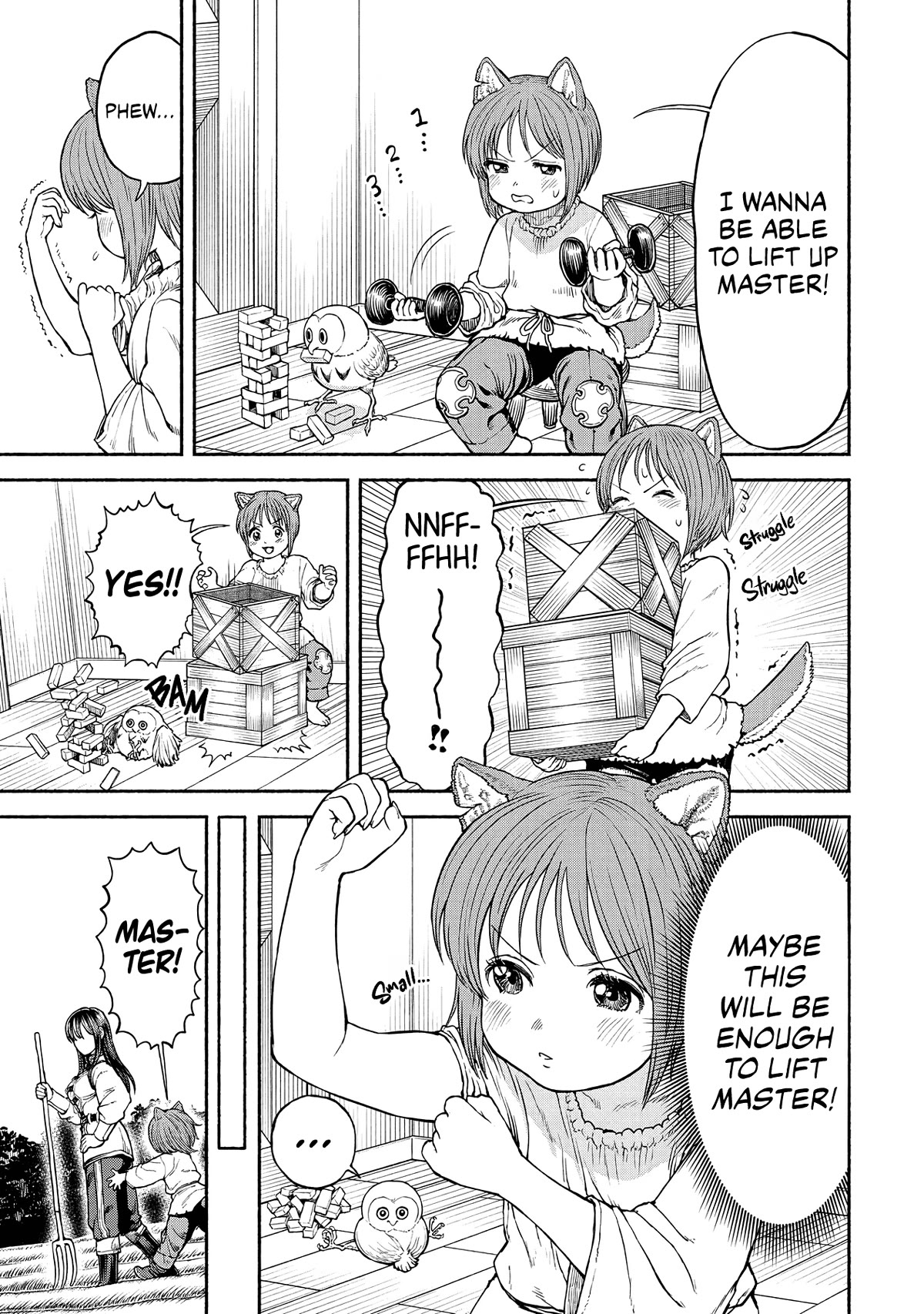 Female Knight and the Kemonomimi Child chapter 19 page 5