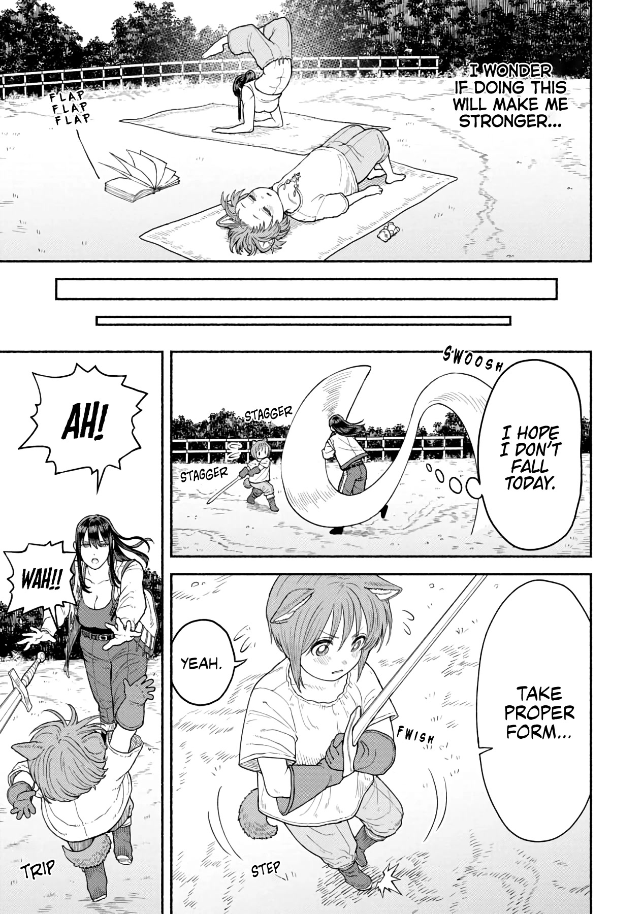 Female Knight and the Kemonomimi Child chapter 3 page 6