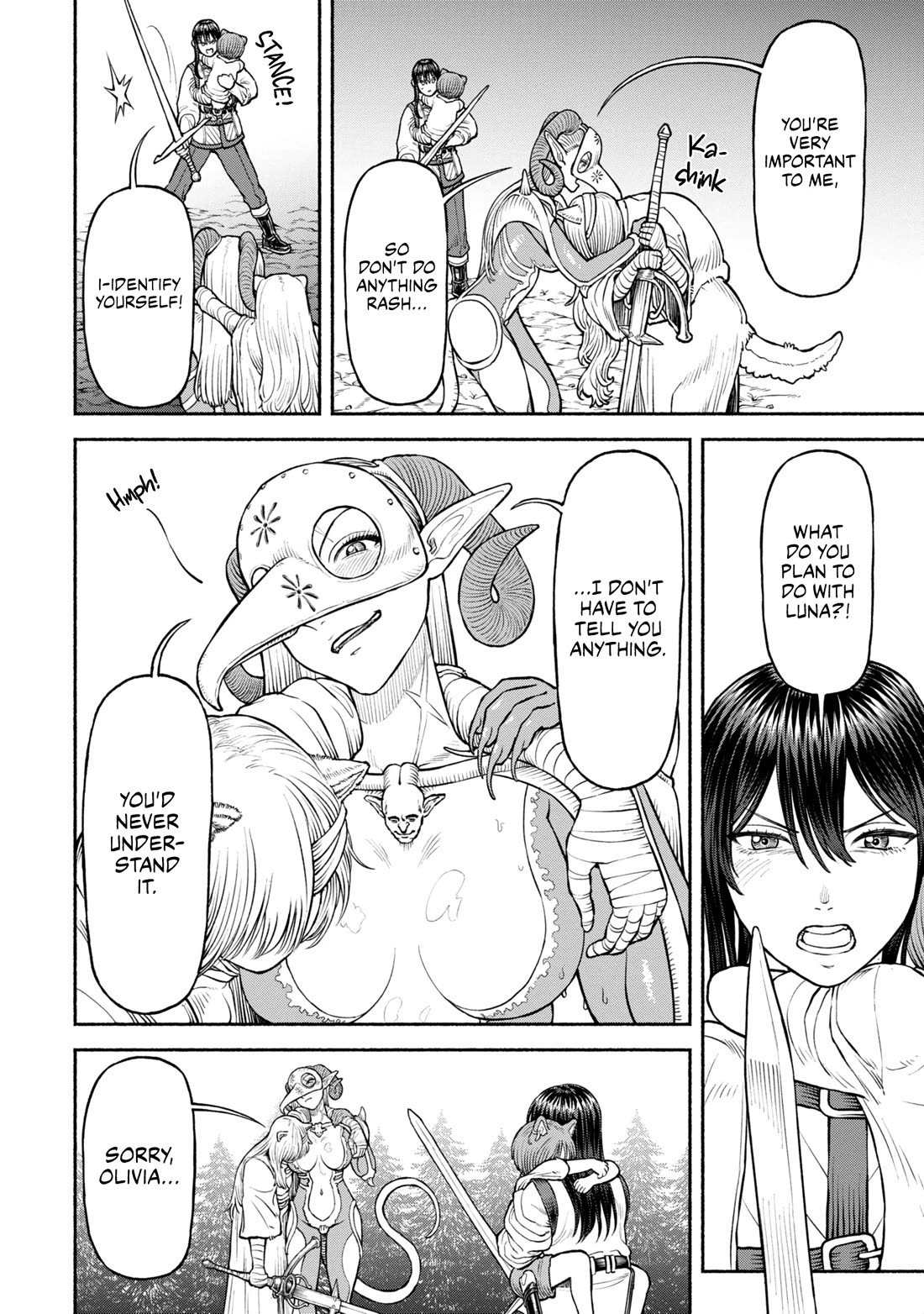 Female Knight and the Kemonomimi Child chapter 33 page 8