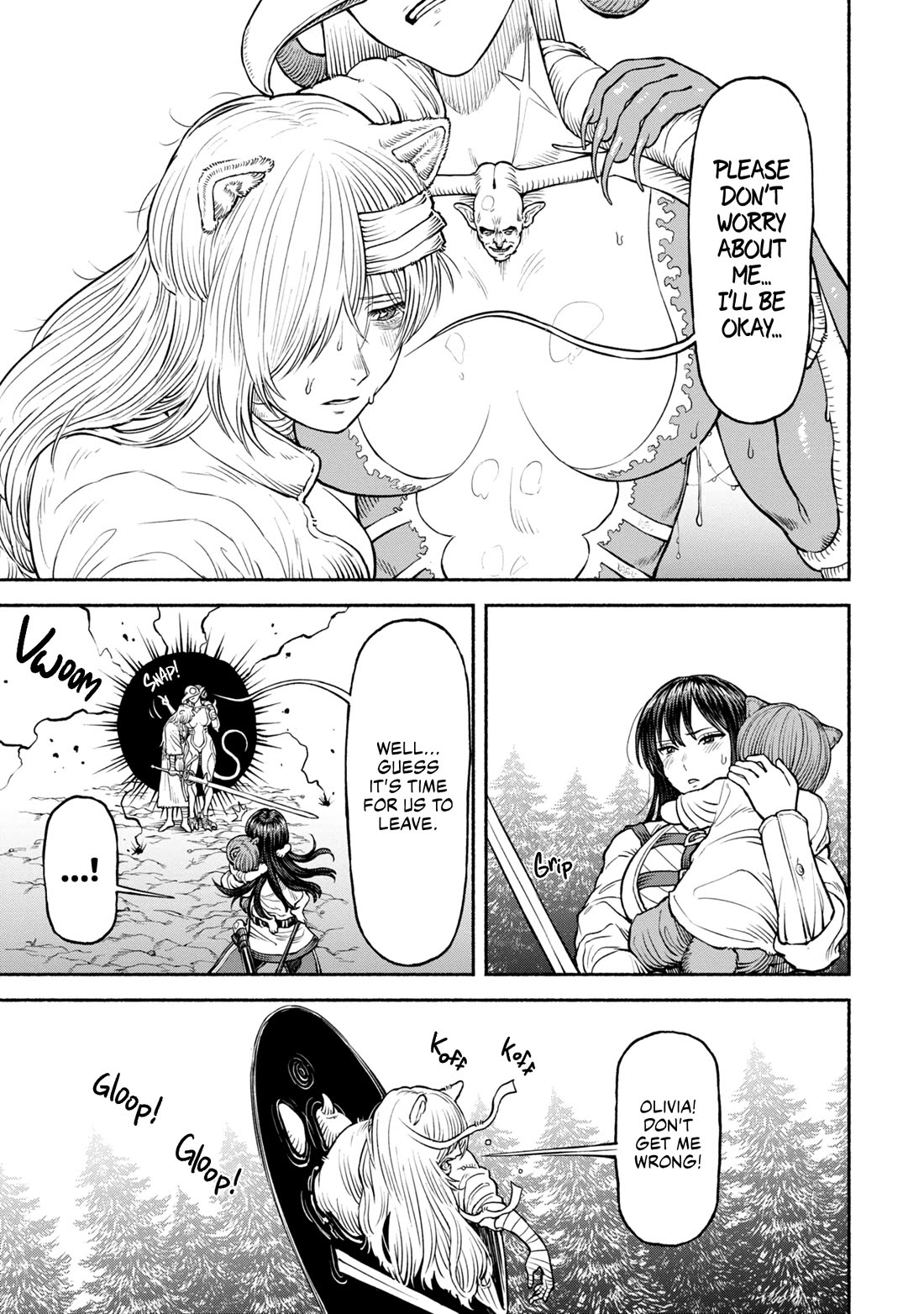 Female Knight and the Kemonomimi Child chapter 33 page 9