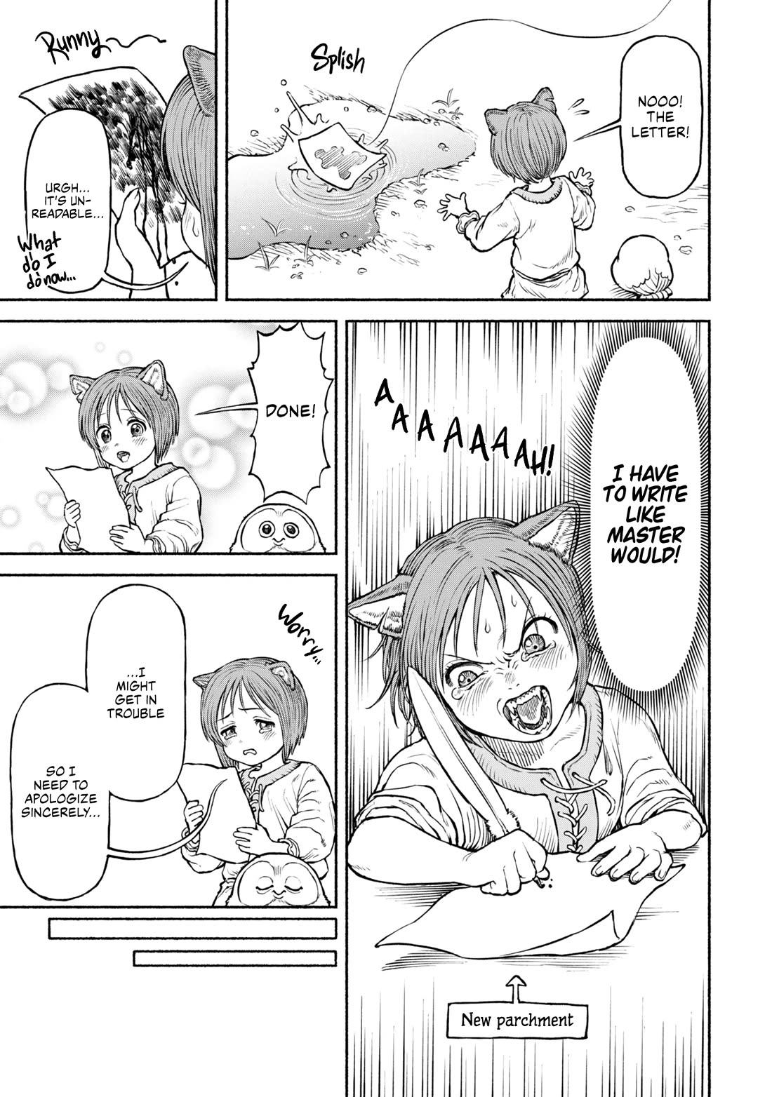 Female Knight and the Kemonomimi Child chapter 34 page 9