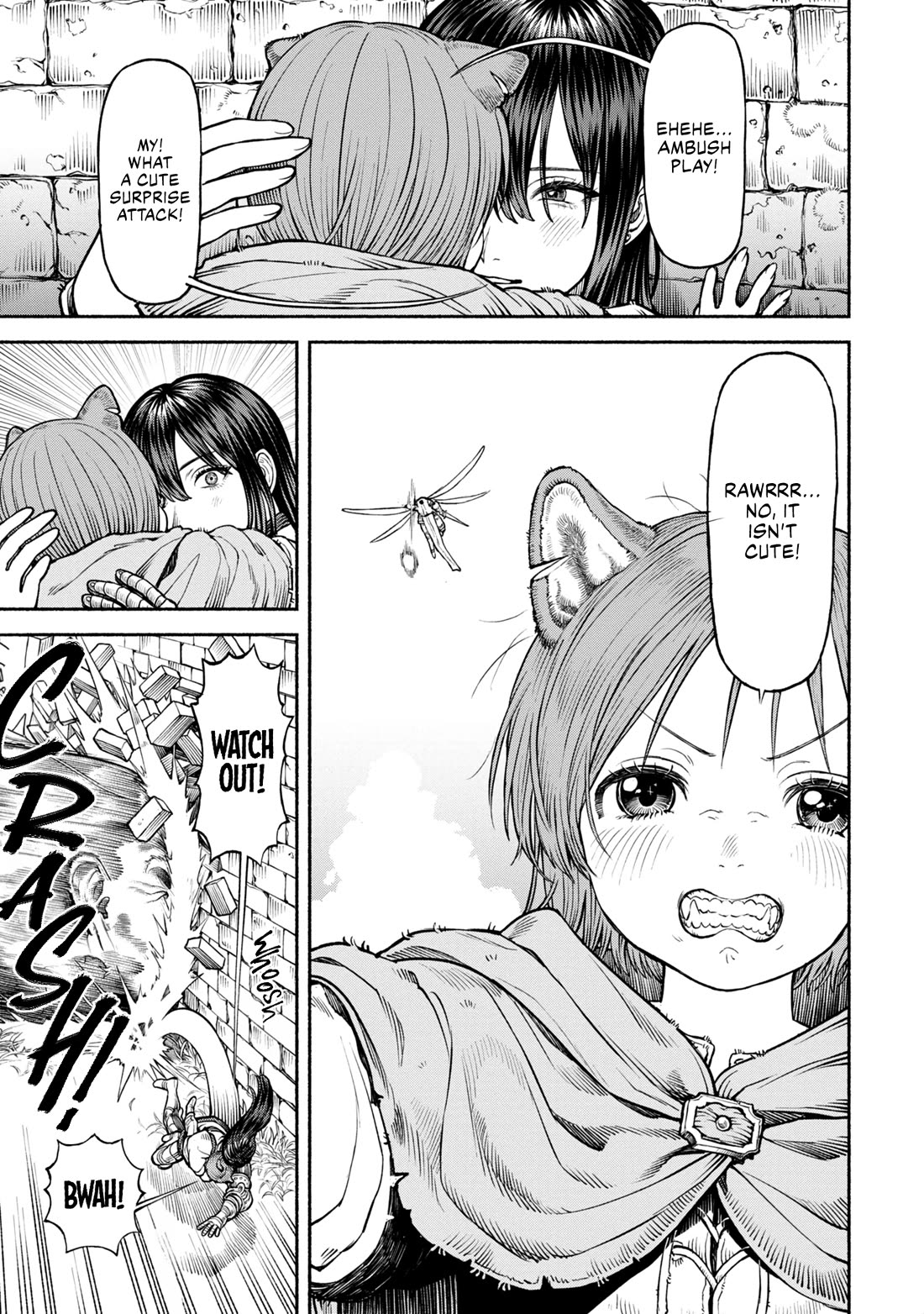 Female Knight and the Kemonomimi Child chapter 37 page 3