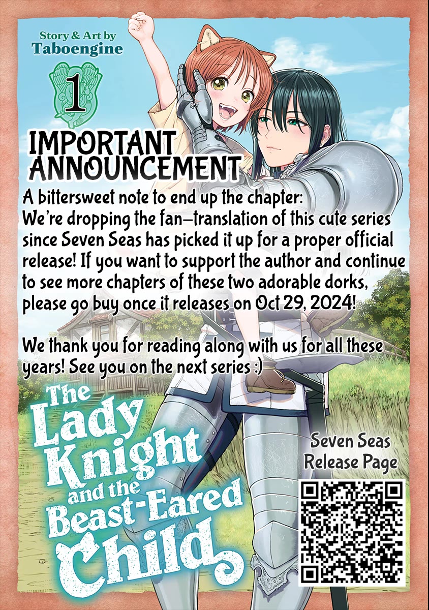 Female Knight and the Kemonomimi Child chapter 39 page 1