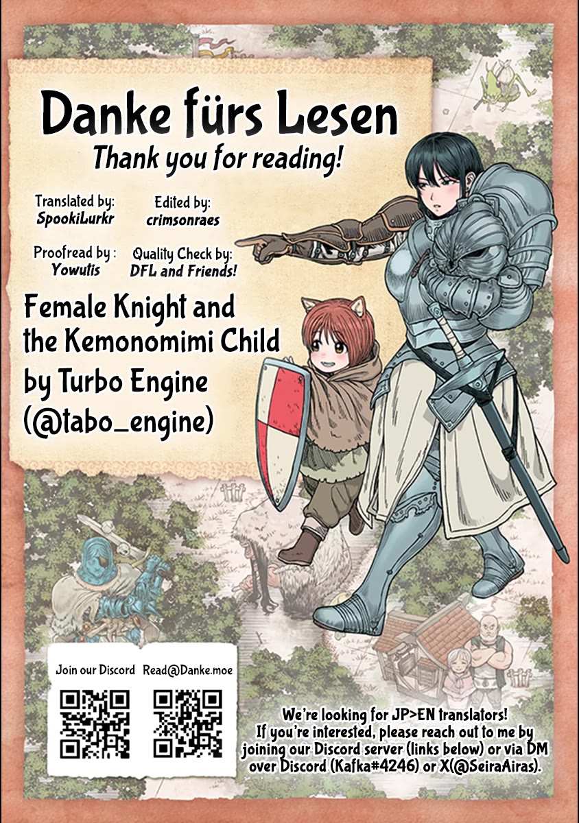 Female Knight and the Kemonomimi Child chapter 39 page 8