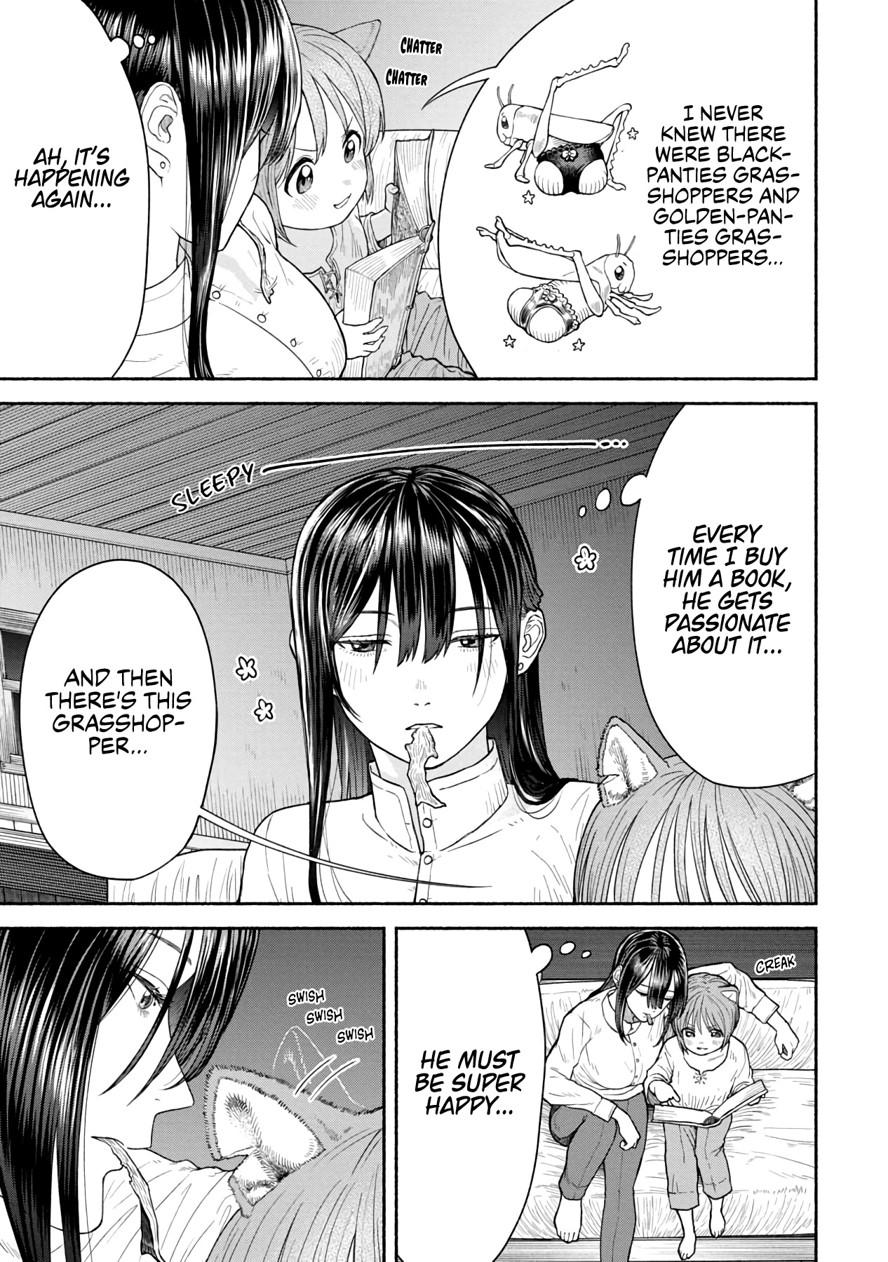 Female Knight and the Kemonomimi Child chapter 4 page 3