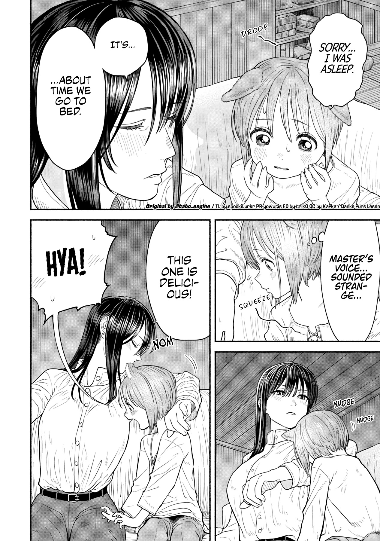 Female Knight and the Kemonomimi Child chapter 4 page 8