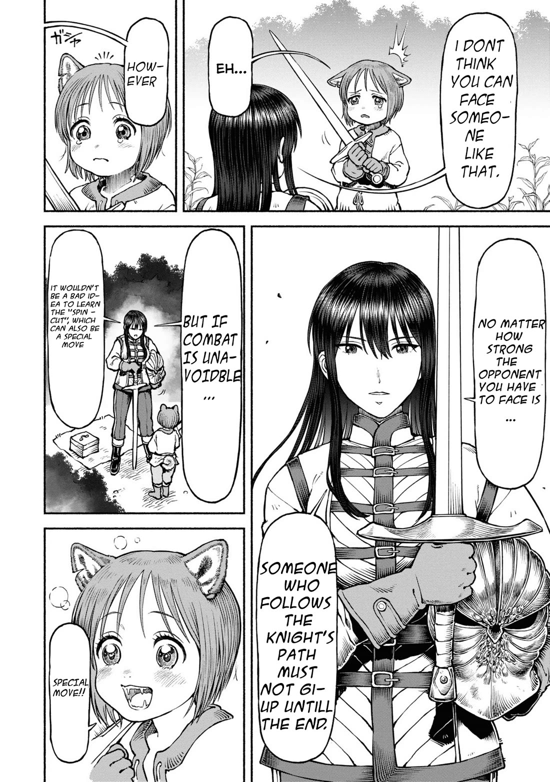 Female Knight and the Kemonomimi Child chapter 40 page 2