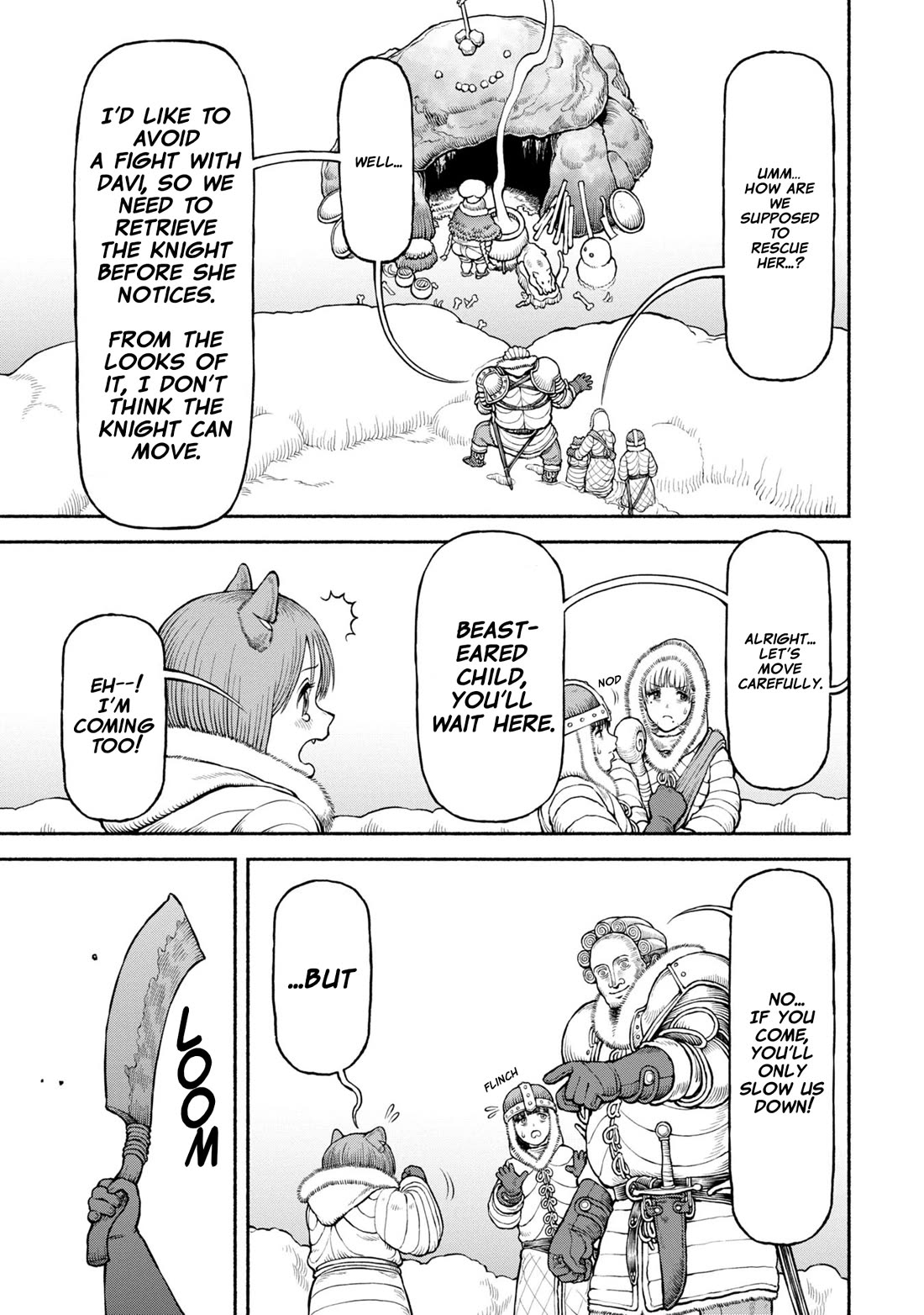 Female Knight and the Kemonomimi Child chapter 47 page 9