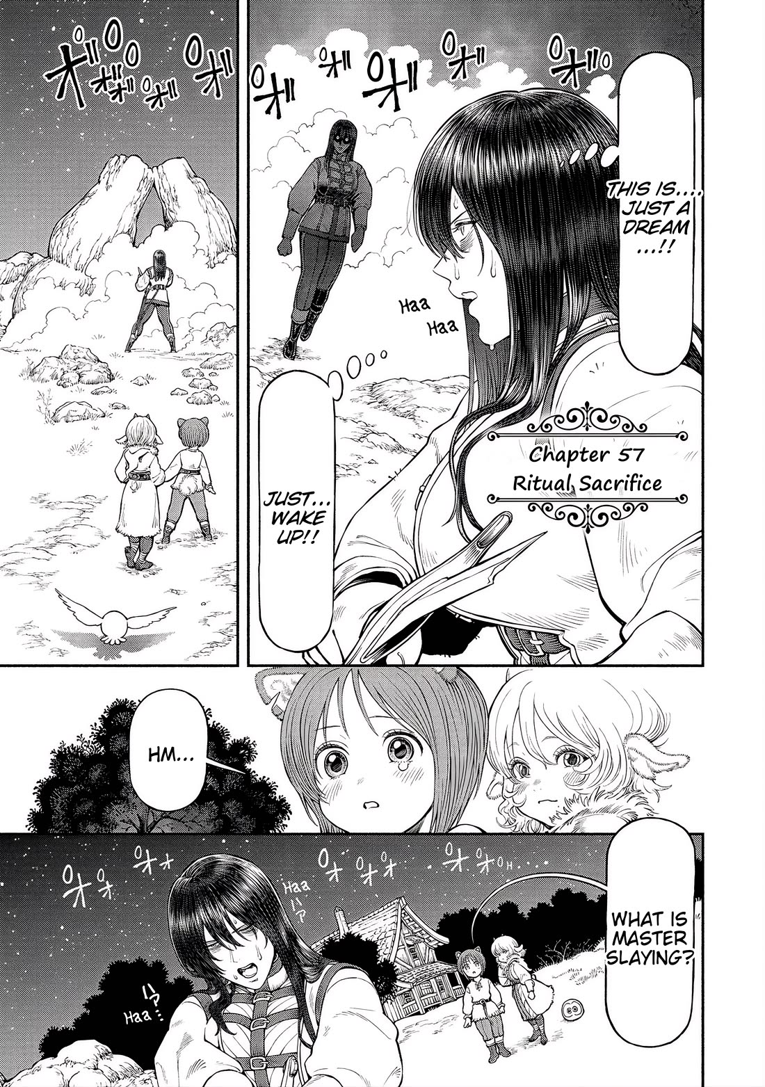 Female Knight and the Kemonomimi Child chapter 57 page 1