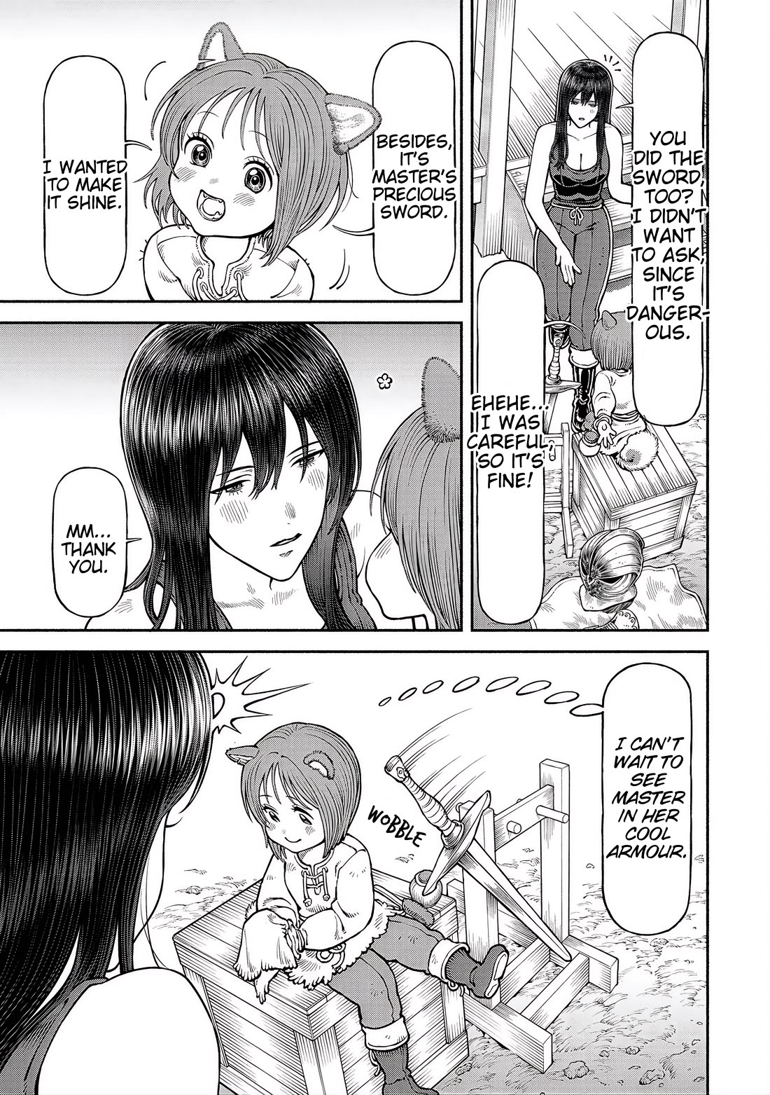 Female Knight and the Kemonomimi Child chapter 60 page 3