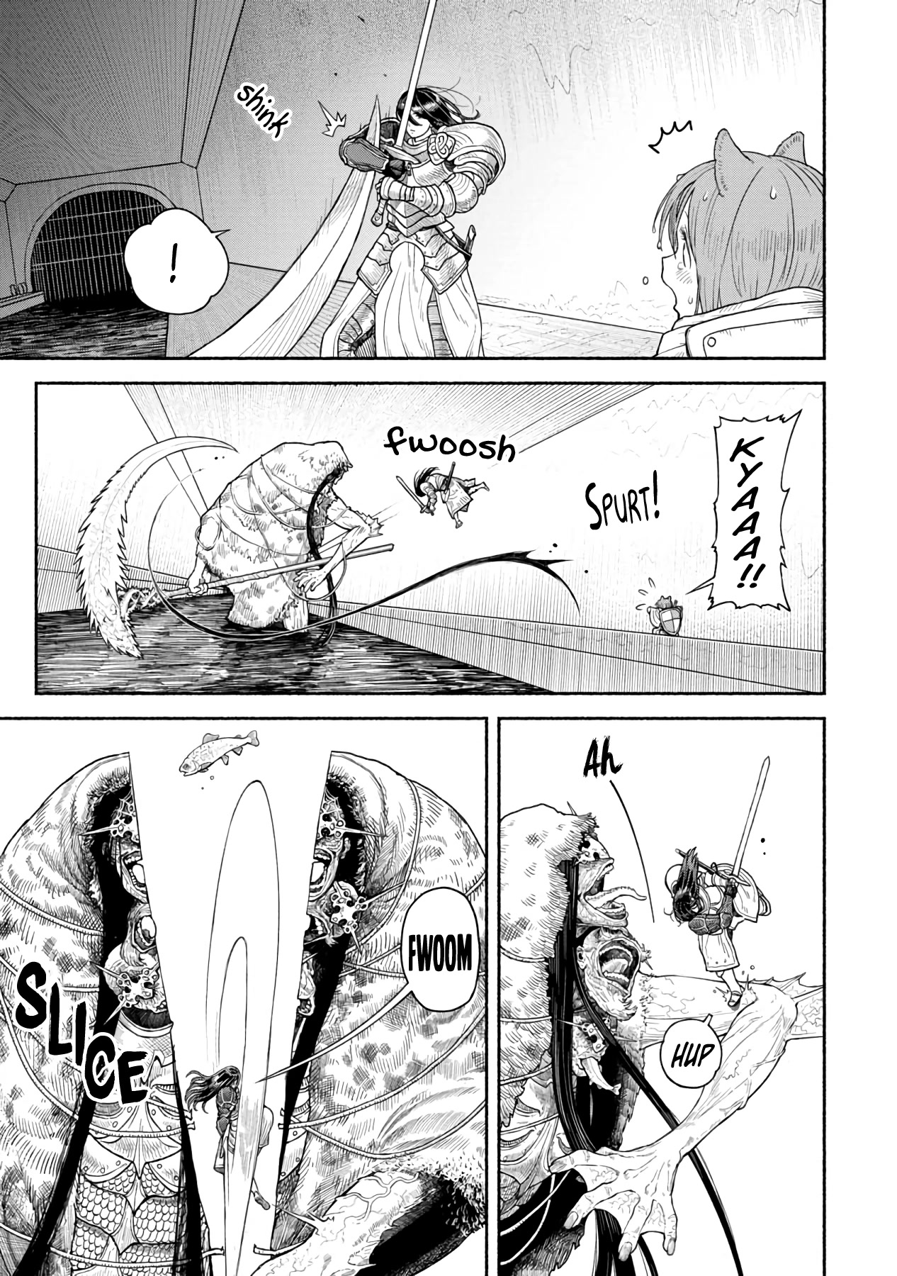 Female Knight and the Kemonomimi Child chapter 8 page 4