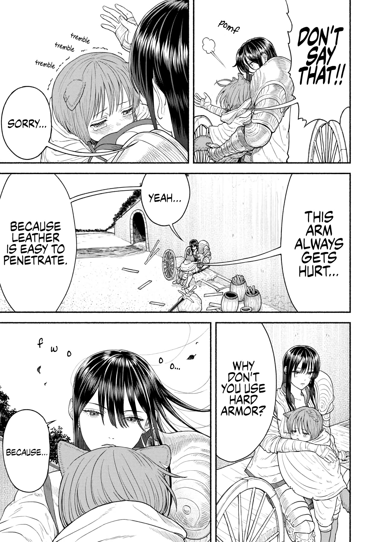 Female Knight and the Kemonomimi Child chapter 8 page 6