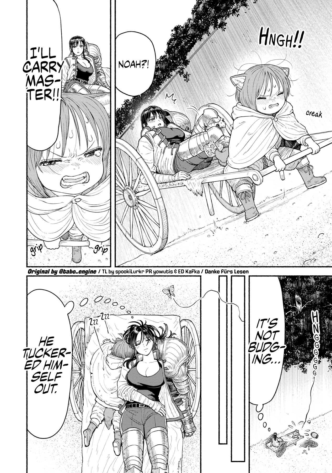 Female Knight and the Kemonomimi Child chapter 8 page 9