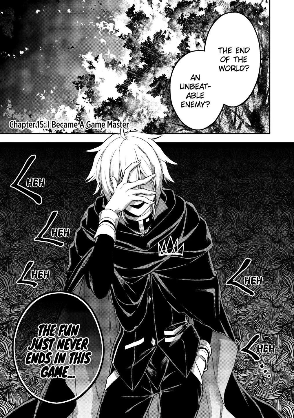 Final Boss Fake-out: The Protagonist Thinks He Killed Me So Now I’m Free! (Official) chapter 15.1 page 1