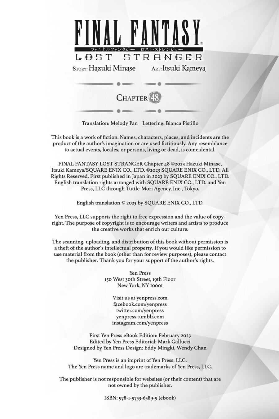 Final Fantasy: Lost Stranger chapter 48 page 33
