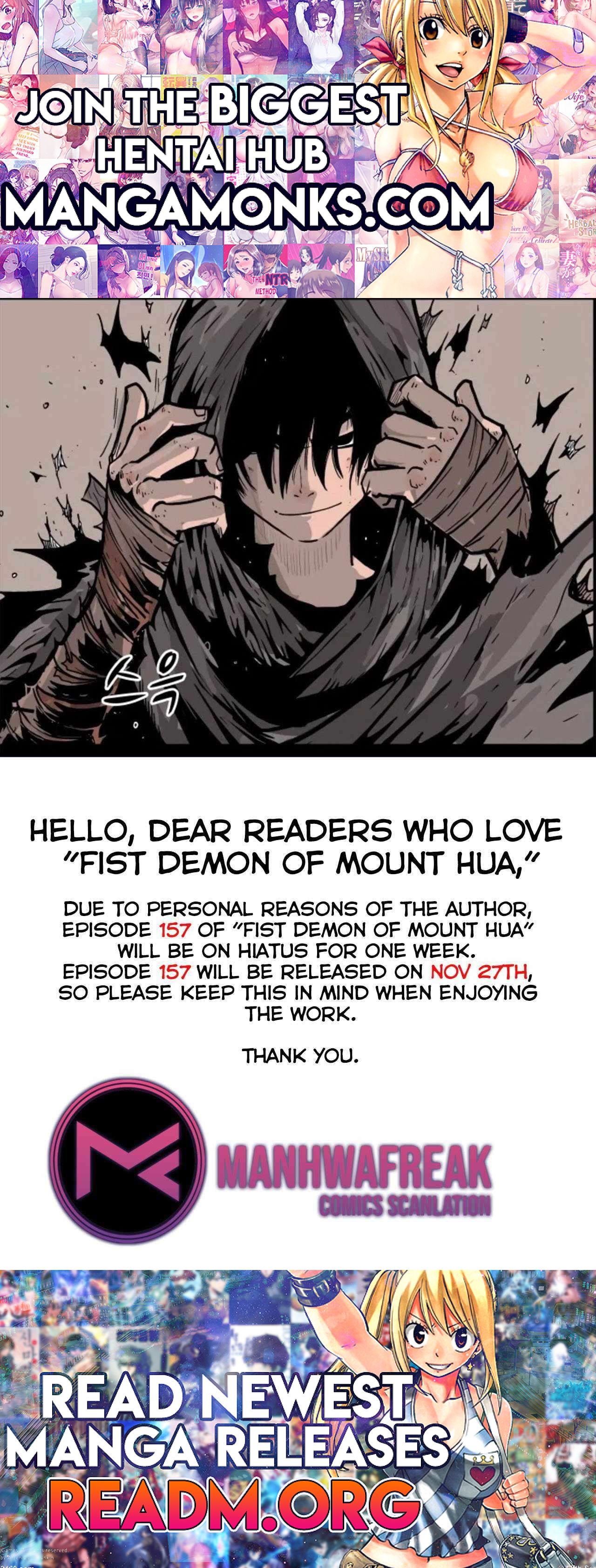Fist Demon of Mount Hua chapter 156.5 page 1
