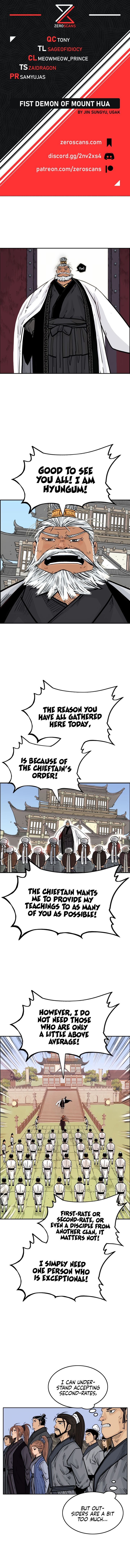 Fist Demon of Mount Hua chapter 4 page 1