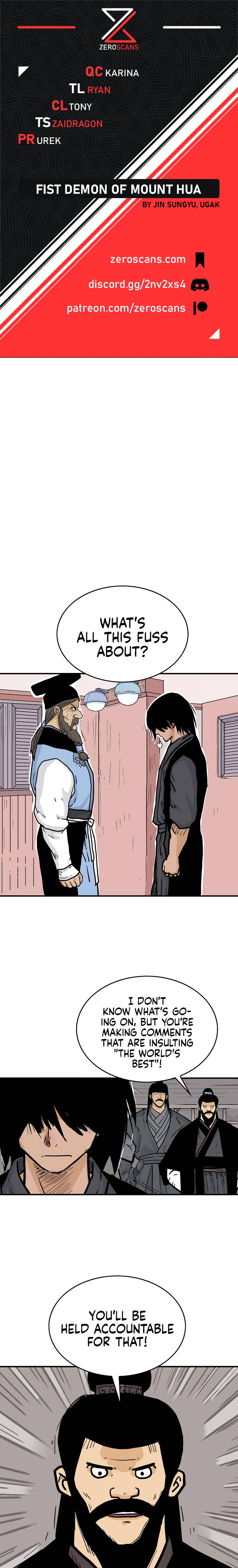 Fist Demon of Mount Hua chapter 67 page 1