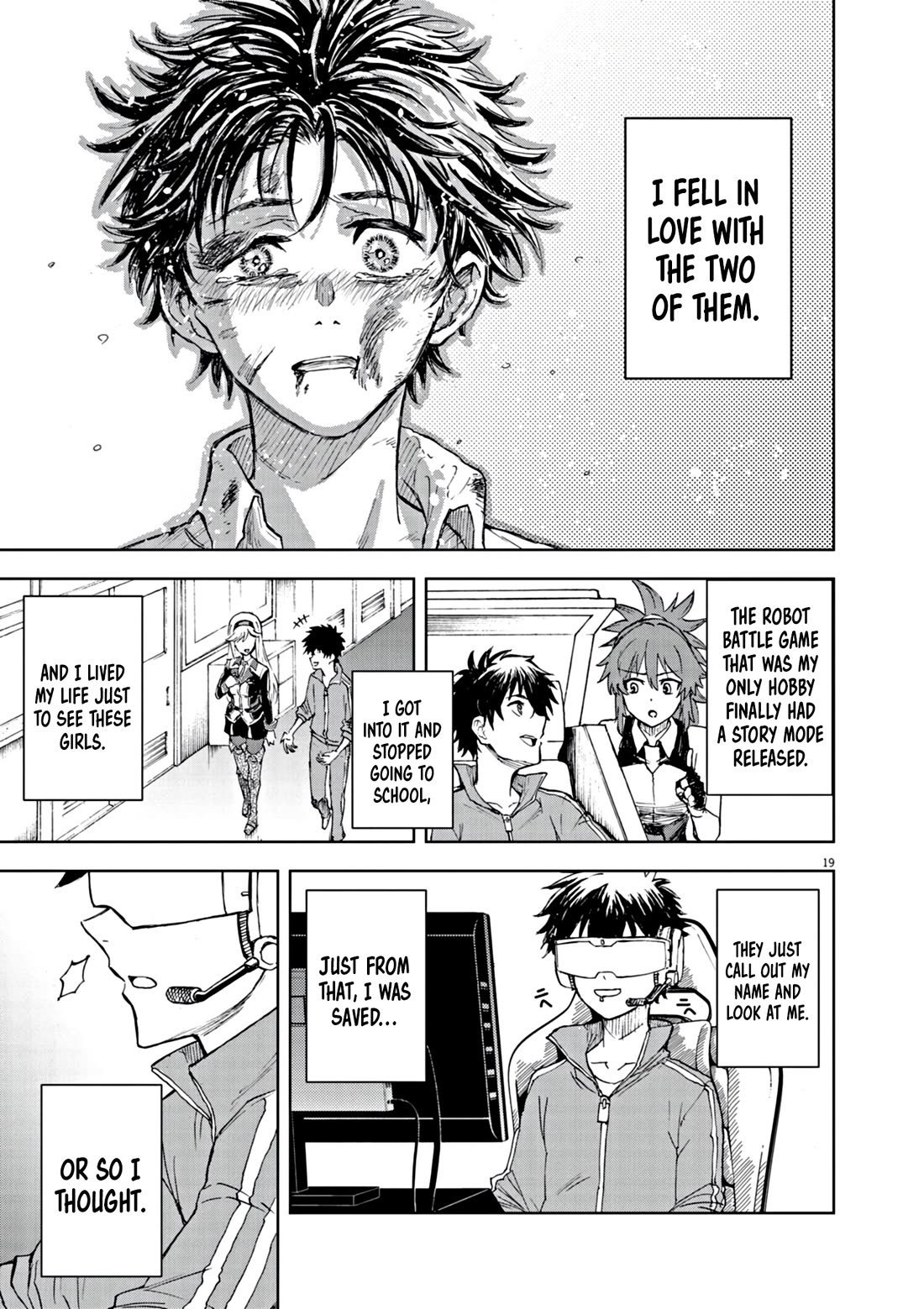 Flowers in Both Arms, Swords in Both Hands: When I Fell Seriously In Love with the Heroines of a Mecha Game, My Whole World Changed chapter 1 page 18