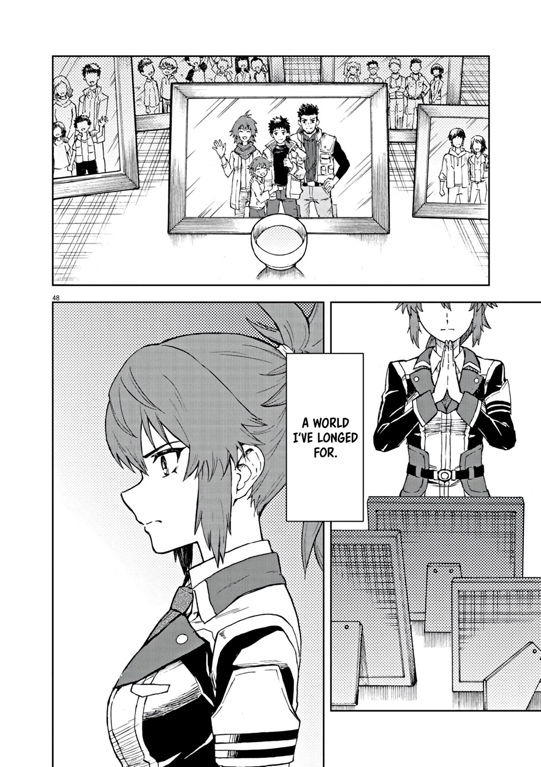 Flowers in Both Arms, Swords in Both Hands: When I Fell Seriously In Love with the Heroines of a Mecha Game, My Whole World Changed chapter 1 page 46