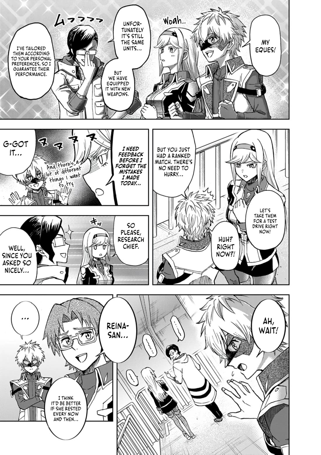 Flowers in Both Arms, Swords in Both Hands: When I Fell Seriously In Love with the Heroines of a Mecha Game, My Whole World Changed chapter 17 page 8