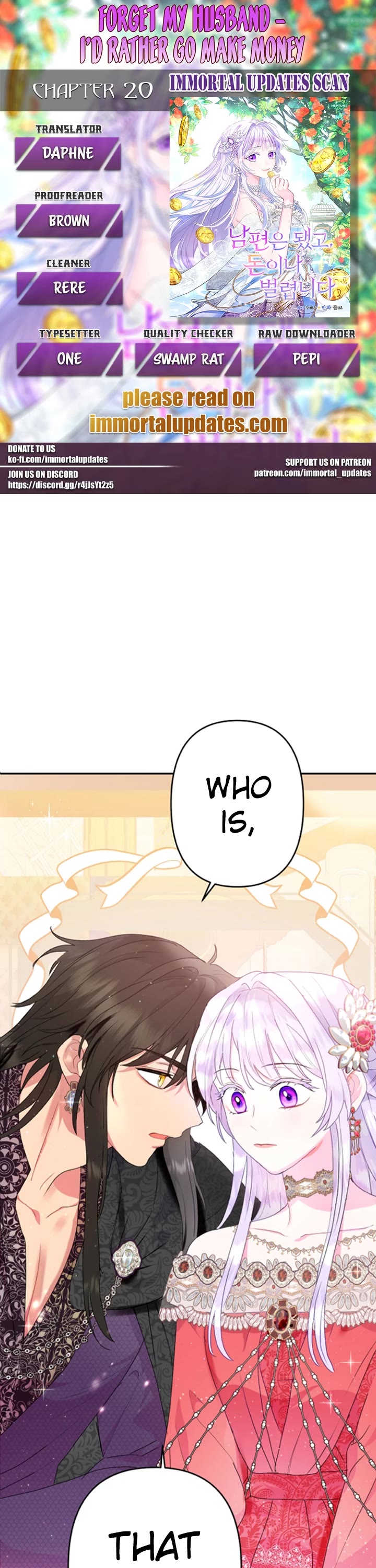 Forget About My Husband, I'd Rather Go Make Money chapter 20 page 1