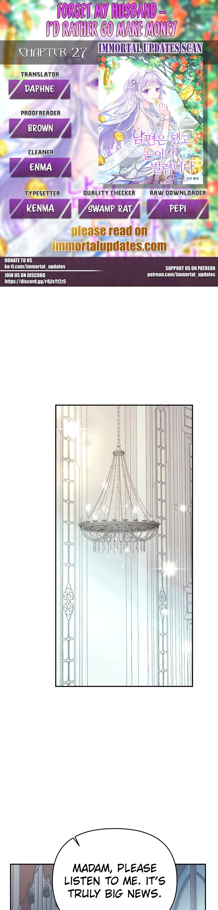 Forget About My Husband, I'd Rather Go Make Money chapter 27 page 1