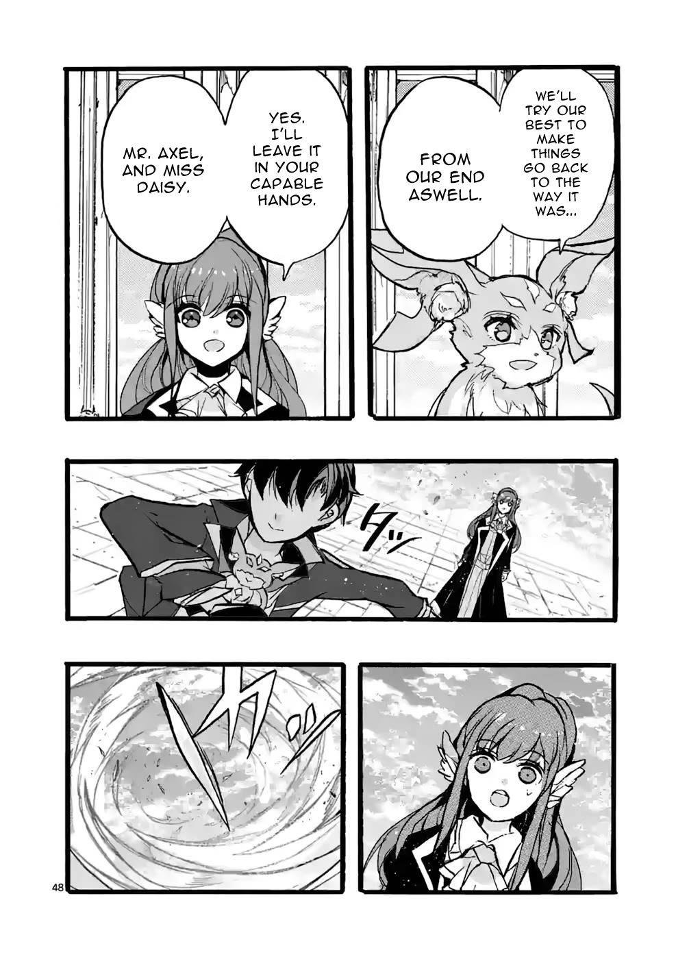 From The Strongest Job of Dragon Knight, To The Beginner Job Carrier, Somehow, I Am Dependent On The Heroes chapter 44 page 48