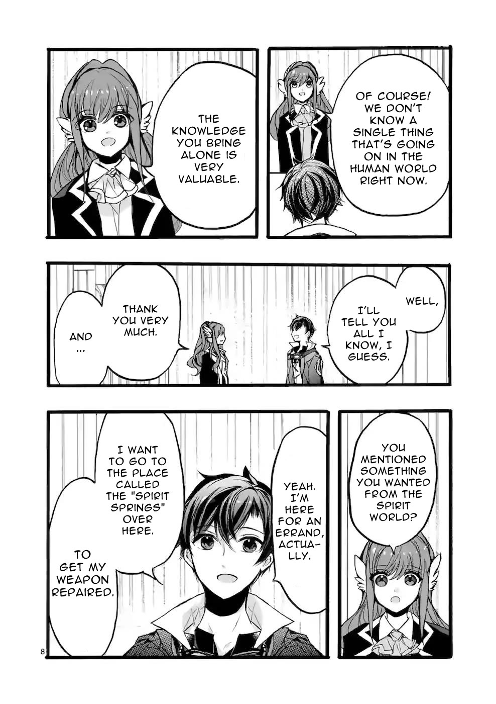 From The Strongest Job of Dragon Knight, To The Beginner Job Carrier, Somehow, I Am Dependent On The Heroes chapter 44 page 8