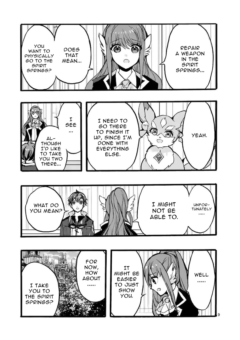 From The Strongest Job of Dragon Knight, To The Beginner Job Carrier, Somehow, I Am Dependent On The Heroes chapter 44 page 9