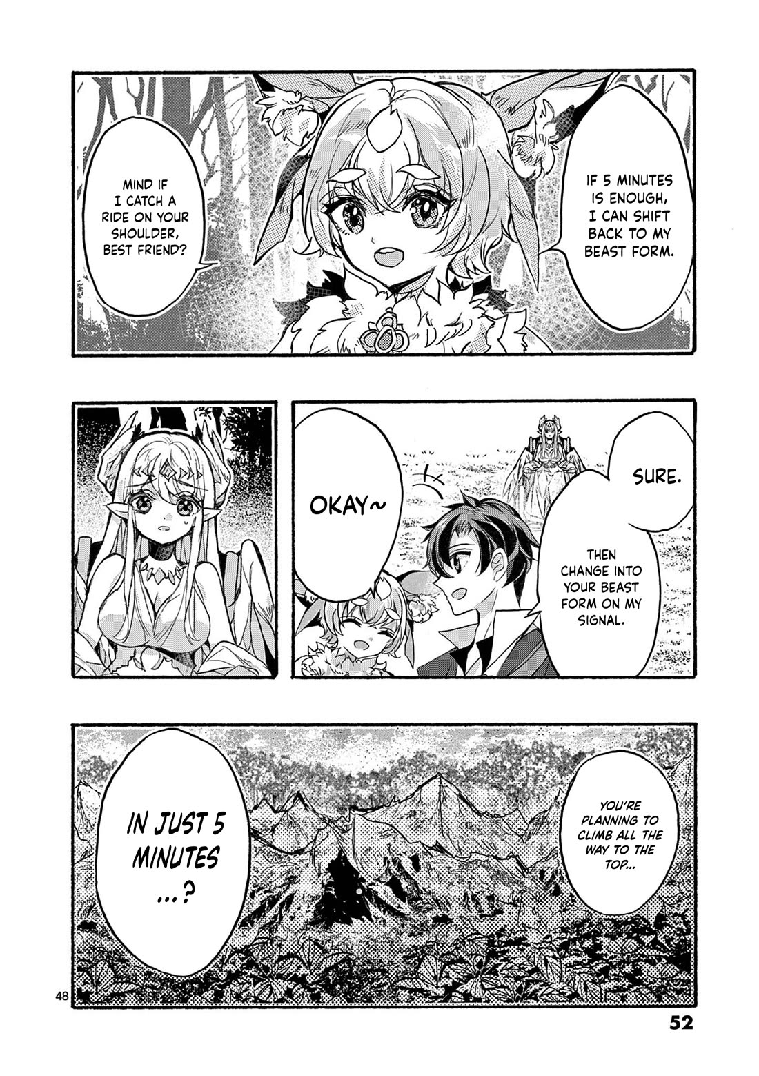 From The Strongest Job of Dragon Knight, To The Beginner Job Carrier, Somehow, I Am Dependent On The Heroes chapter 48 page 52