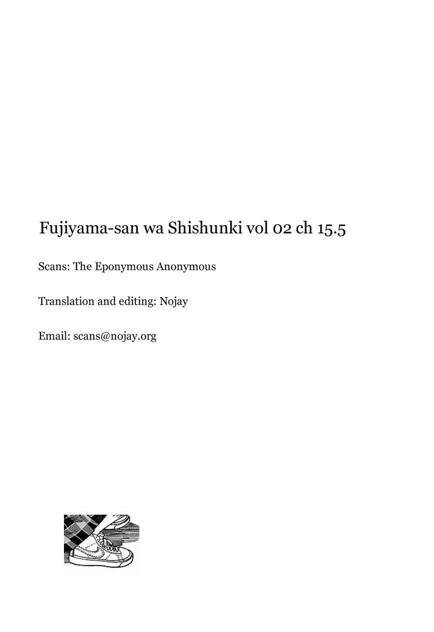 Fujiyama-san wa Shishunki chapter 15.5 page 5
