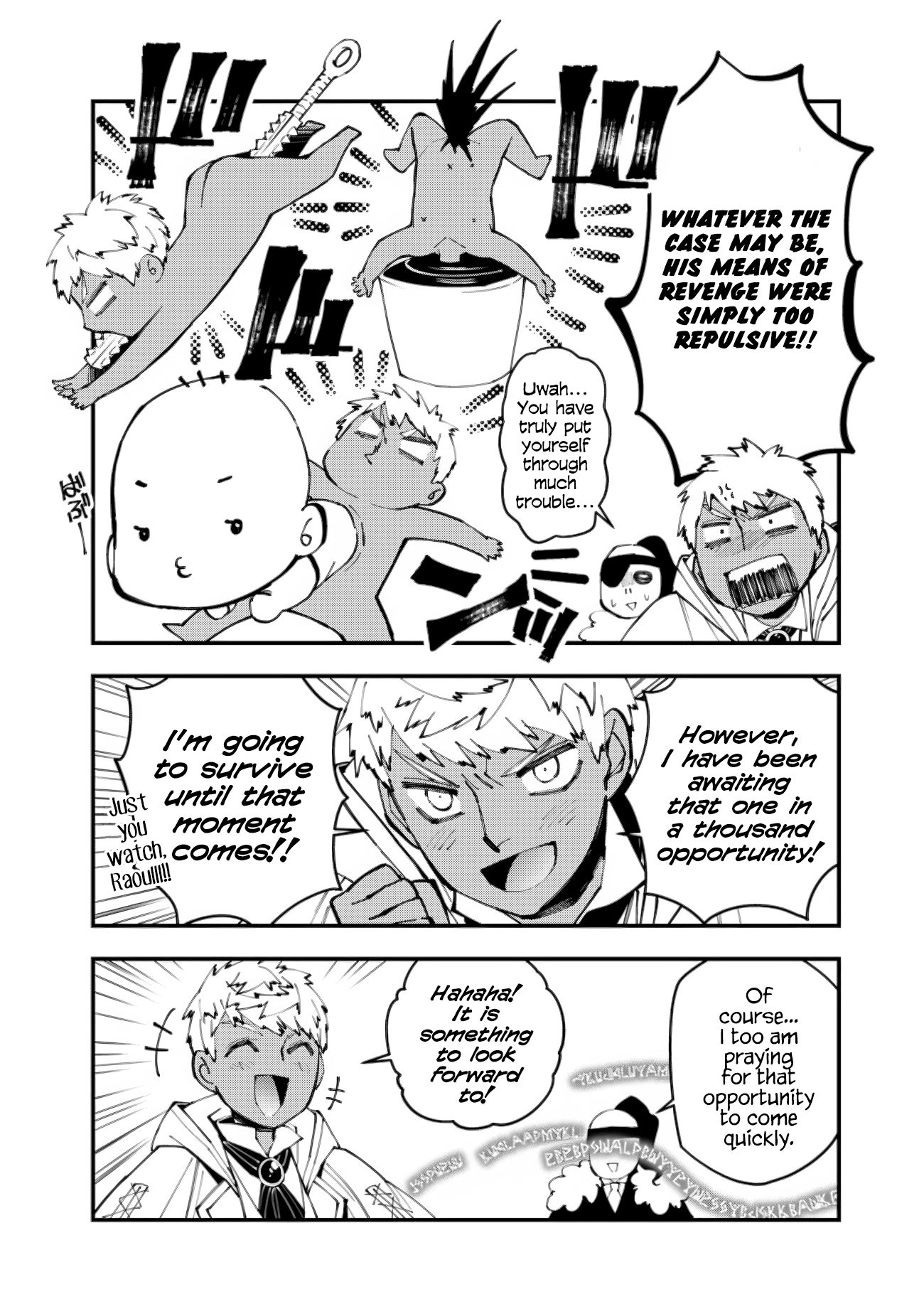 Fukushuu o Koinegau Saikyou Yuusha wa, Yami no Chikara de Senmetsu Musou Suru chapter 54.1 page 2