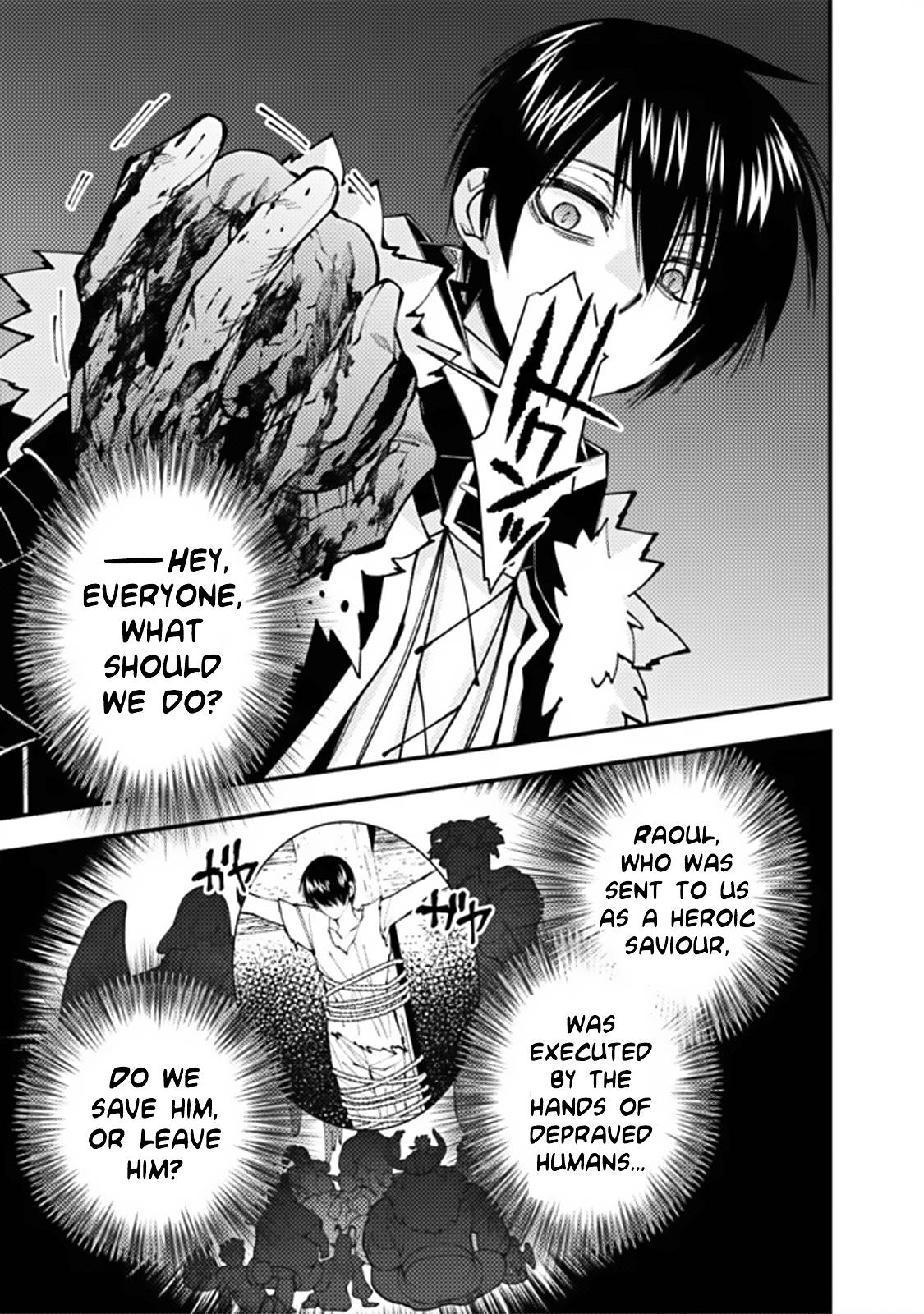 Fukushuu o Koinegau Saikyou Yuusha wa, Yami no Chikara de Senmetsu Musou Suru chapter 68 page 19