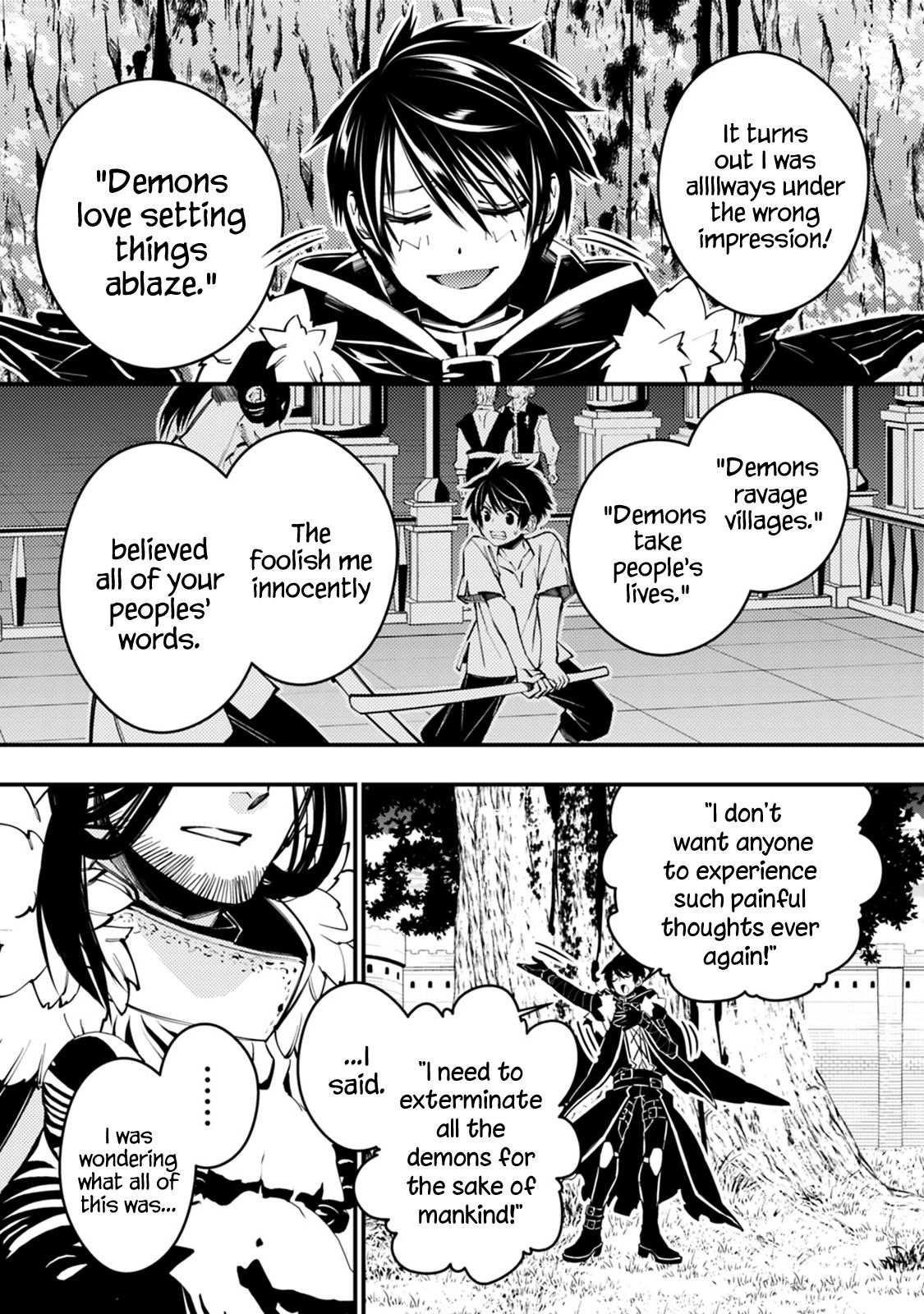 Fukushuu o Koinegau Saikyou Yuusha wa, Yami no Chikara de Senmetsu Musou Suru chapter 9 page 9