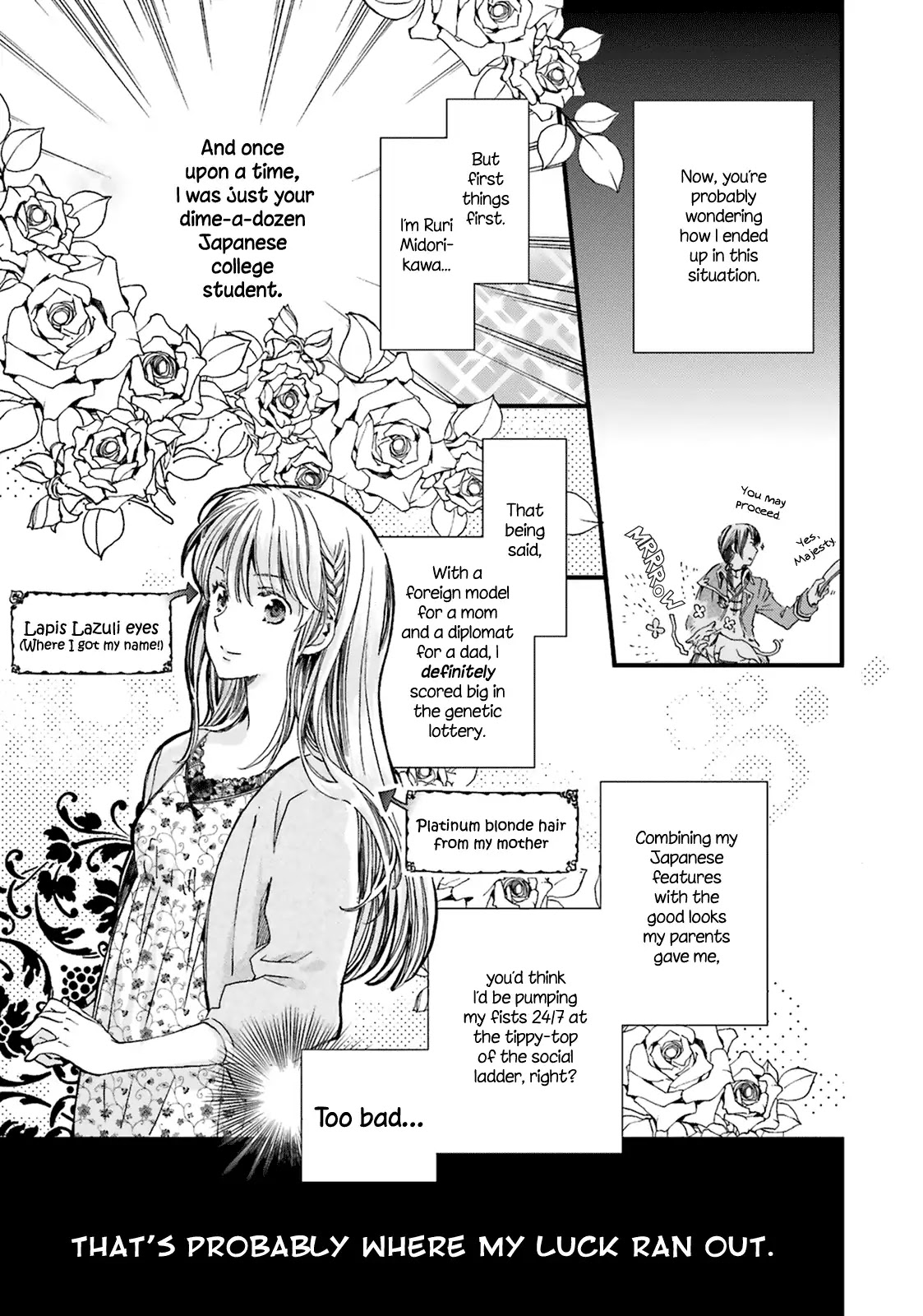 Fukushuu wo Chikatta Shironeko wa Ryuuou no Hiza no jou de Damin wo Musaboru chapter 1 page 5