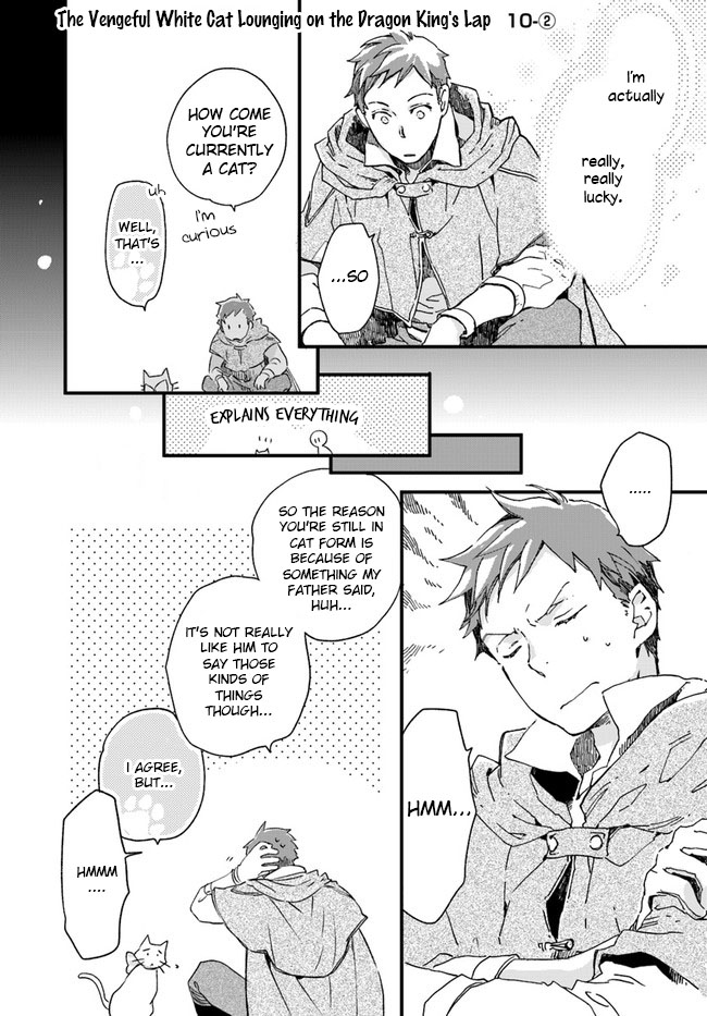 Fukushuu wo Chikatta Shironeko wa Ryuuou no Hiza no jou de Damin wo Musaboru chapter 10.1 page 10