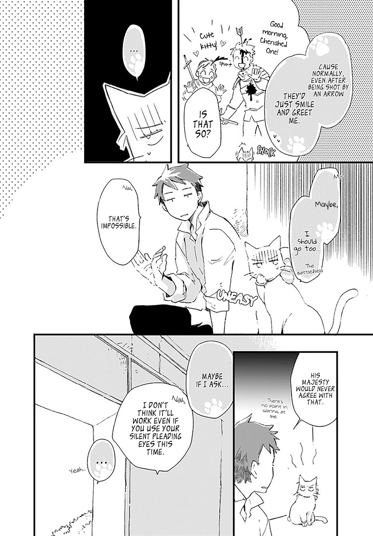 Fukushuu wo Chikatta Shironeko wa Ryuuou no Hiza no jou de Damin wo Musaboru chapter 18.1 page 4