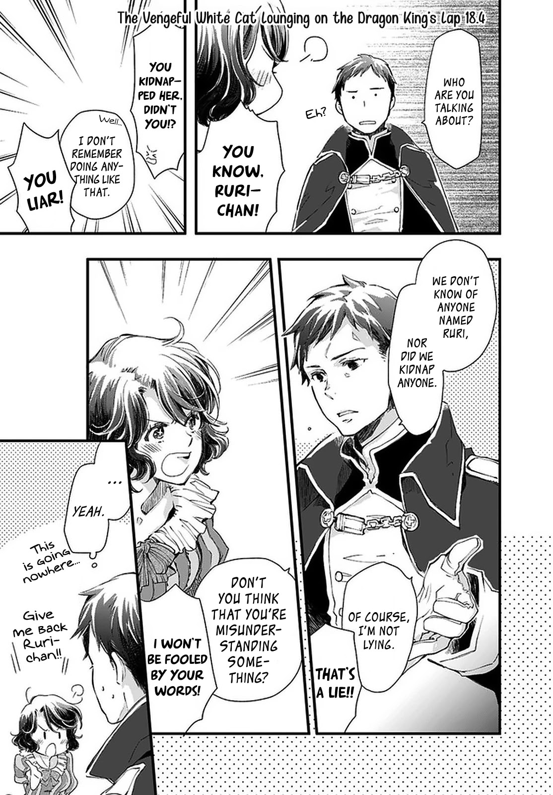 Fukushuu wo Chikatta Shironeko wa Ryuuou no Hiza no jou de Damin wo Musaboru chapter 18.3 page 10