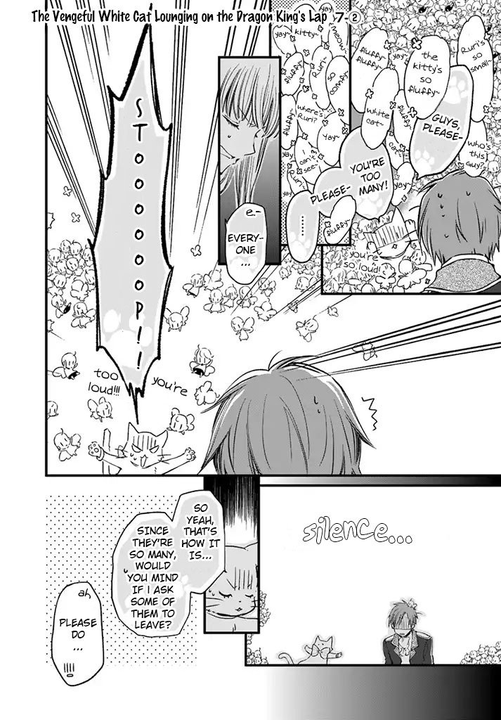 Fukushuu wo Chikatta Shironeko wa Ryuuou no Hiza no jou de Damin wo Musaboru chapter 7.1 page 8